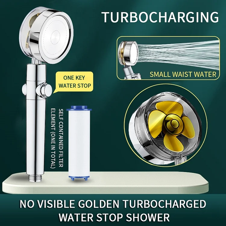 Water Saving High Pressure Propeller Shower