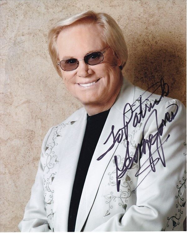 GEORGE JONES Signed Autographed Photo Poster paintinggraph - To Patrick