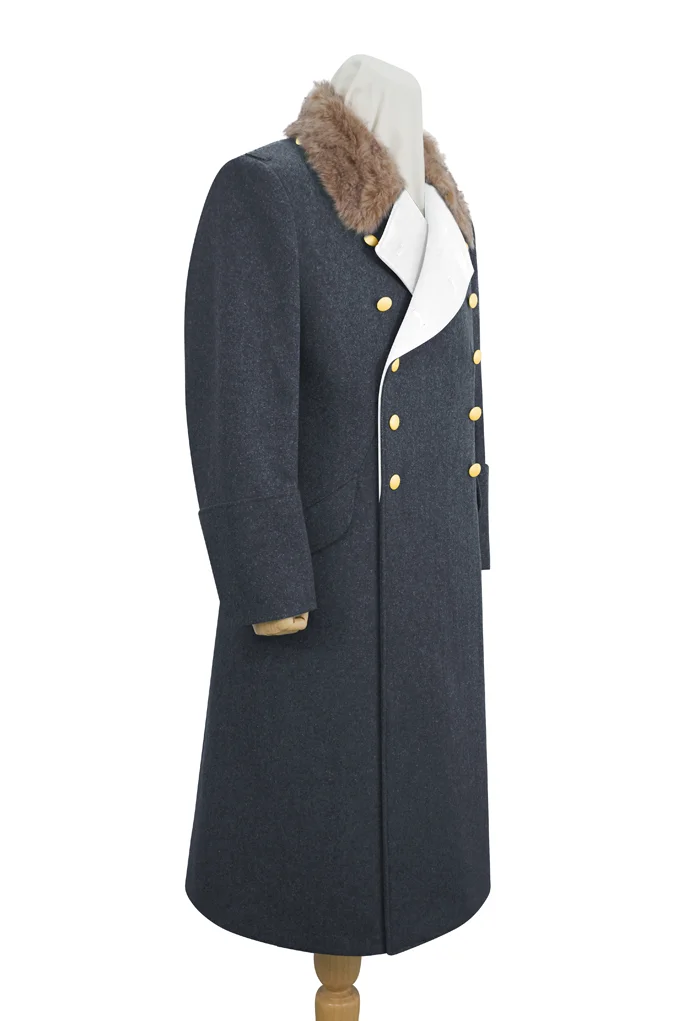   Luftwaffe German General Fur Collar Wool Greatcoat German-Uniform