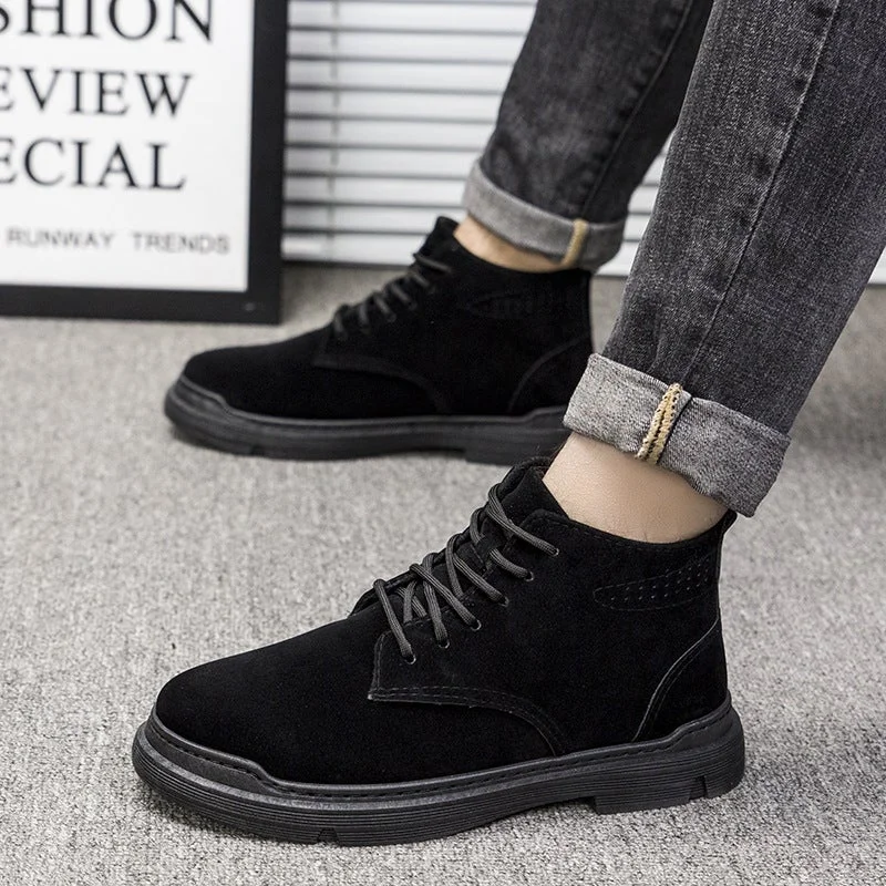 Men's Martin Boots New Fashion Shoes Breathable Casual Shoes Fashion