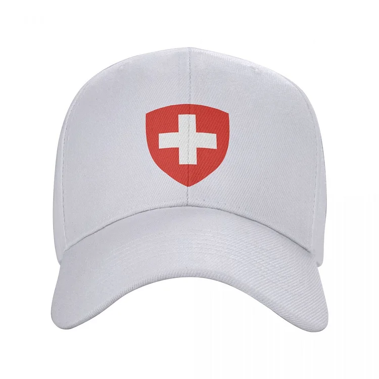 Punk Unisex Coat Of Arms Of Switzerland Baseball Cap Adult Adjustable Dad Hat Men Women Sports