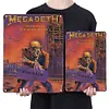 Megadeth - Panneaux en &eacute;tain m&eacute;tallique(20*30cm/30*40cm) - Musique