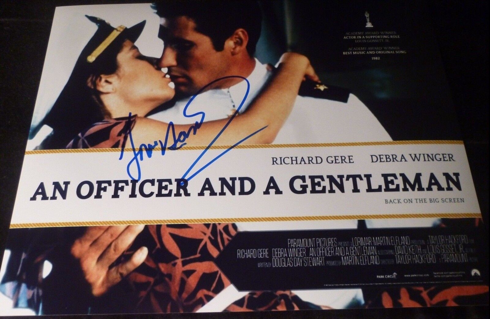 LOUIS GOSSETT JR. Authentic Hand-Signed An Officer & a Gentleman