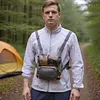 Binocular Harness Chest Pack Hunting Adjustable Bino Case w/ Rangefinder Pouch