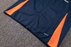 Joyfball 2024/2025 Manchester United Long Zipped Jacket Dark Blue Soccer Jersey 1:1 Thai Quality