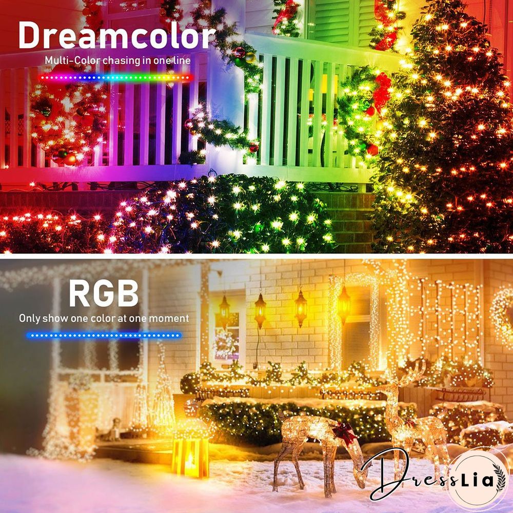 Smart Globe RGB Fairy String Lights For Holiday Decoration