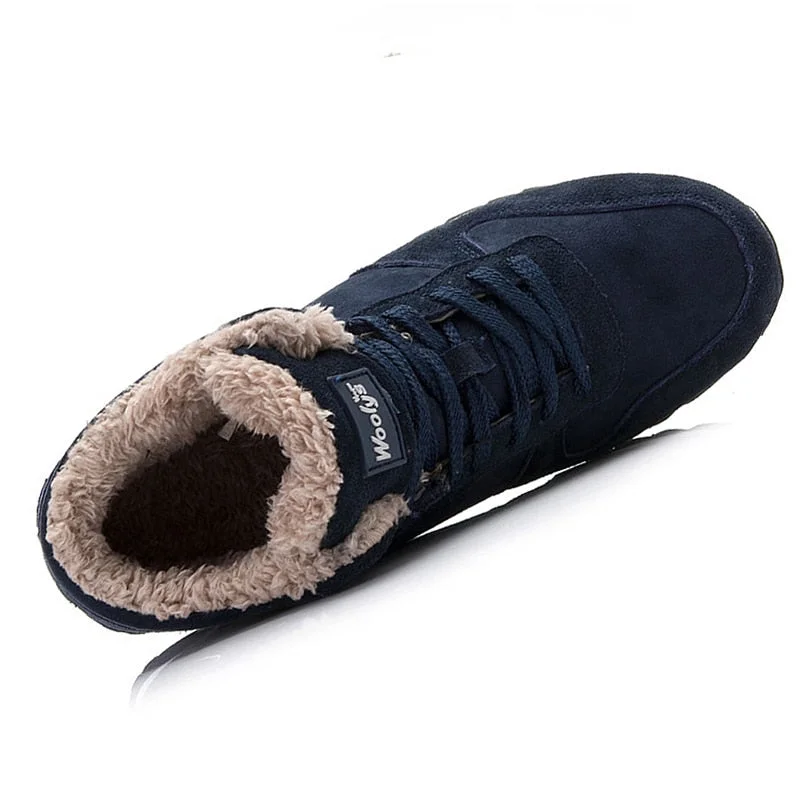 Men Sneakers Warm Fur Winter Shoes Men Plus Size 48 Winter Zapatillas Hombre Original Sports Mens Shoes Casual Men Sneakers