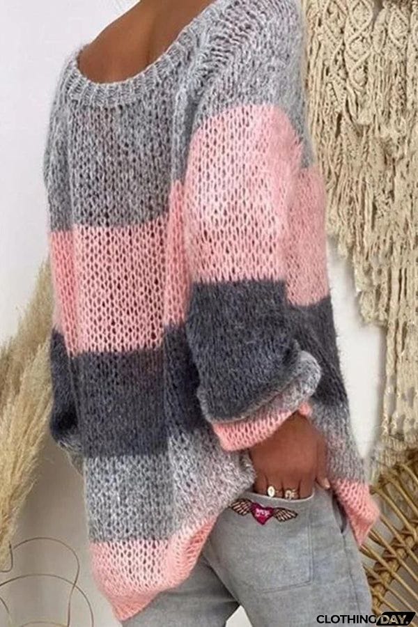 Just The Way You Are Colorblock Sweater