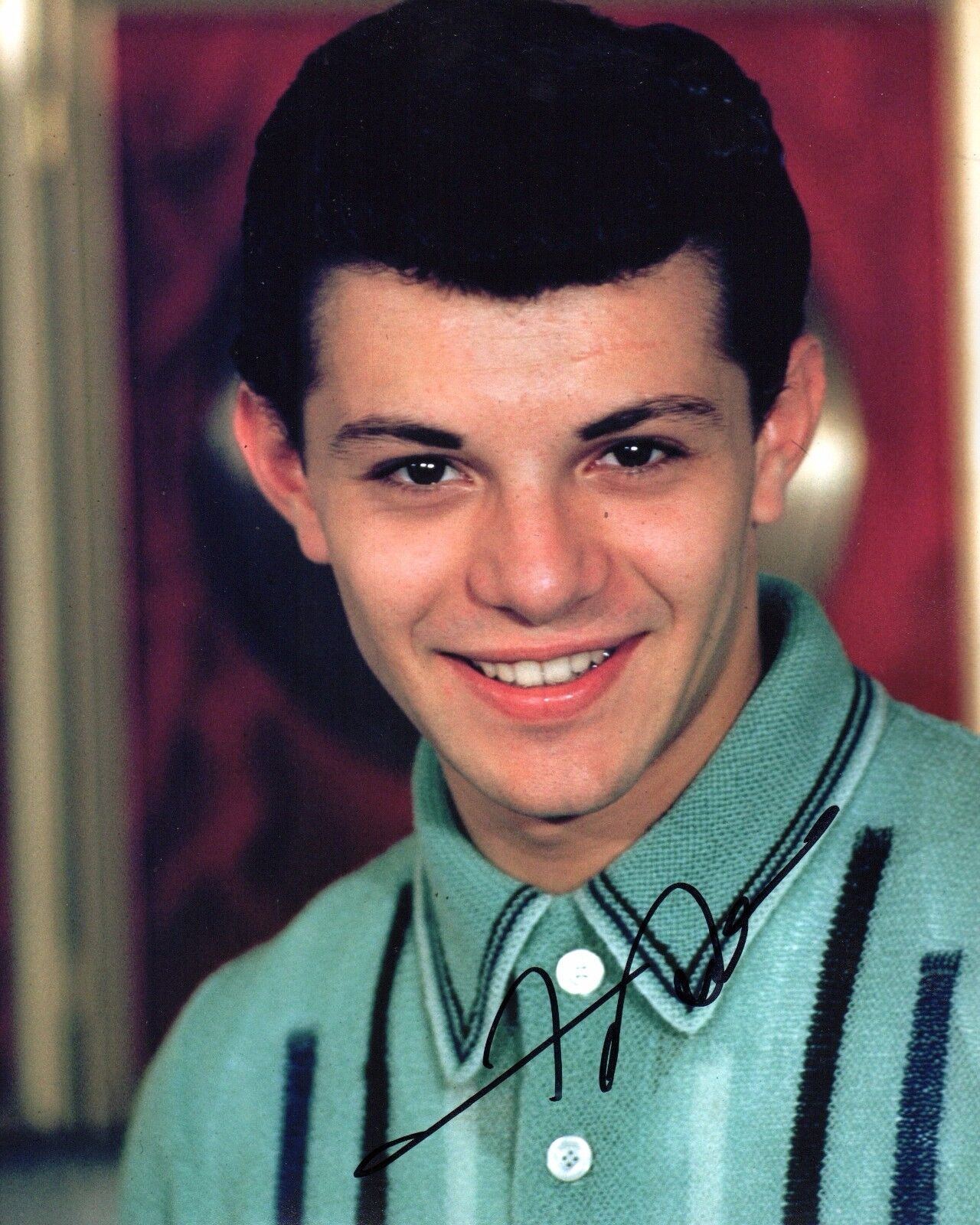 GFA Teen Idol Legend * FRANKIE AVALON * Signed Autograph 8x10 Photo Poster painting PROOF F4 COA