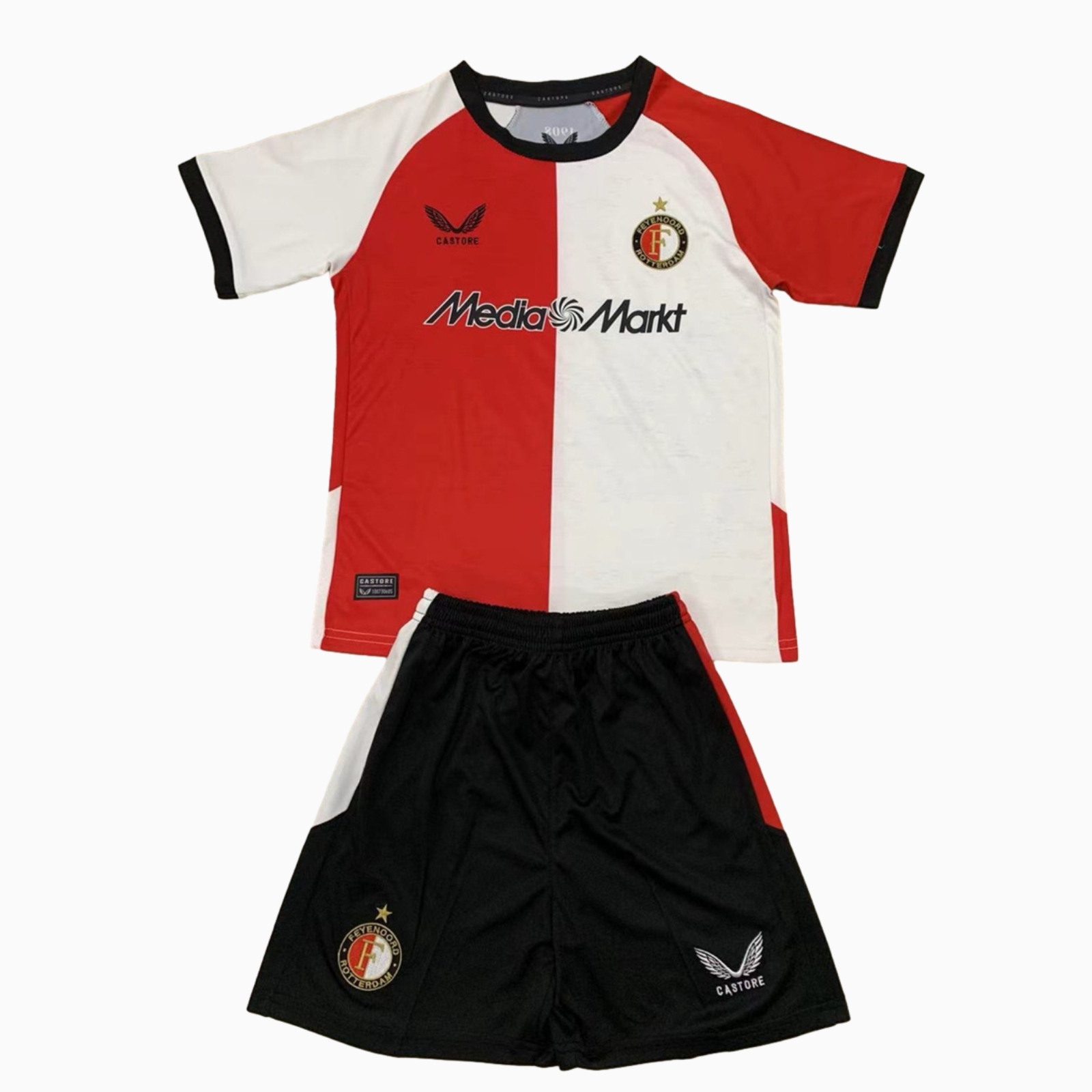 Feyenoord 24-25 Home Men's Adult Jersey Set - Fans Version