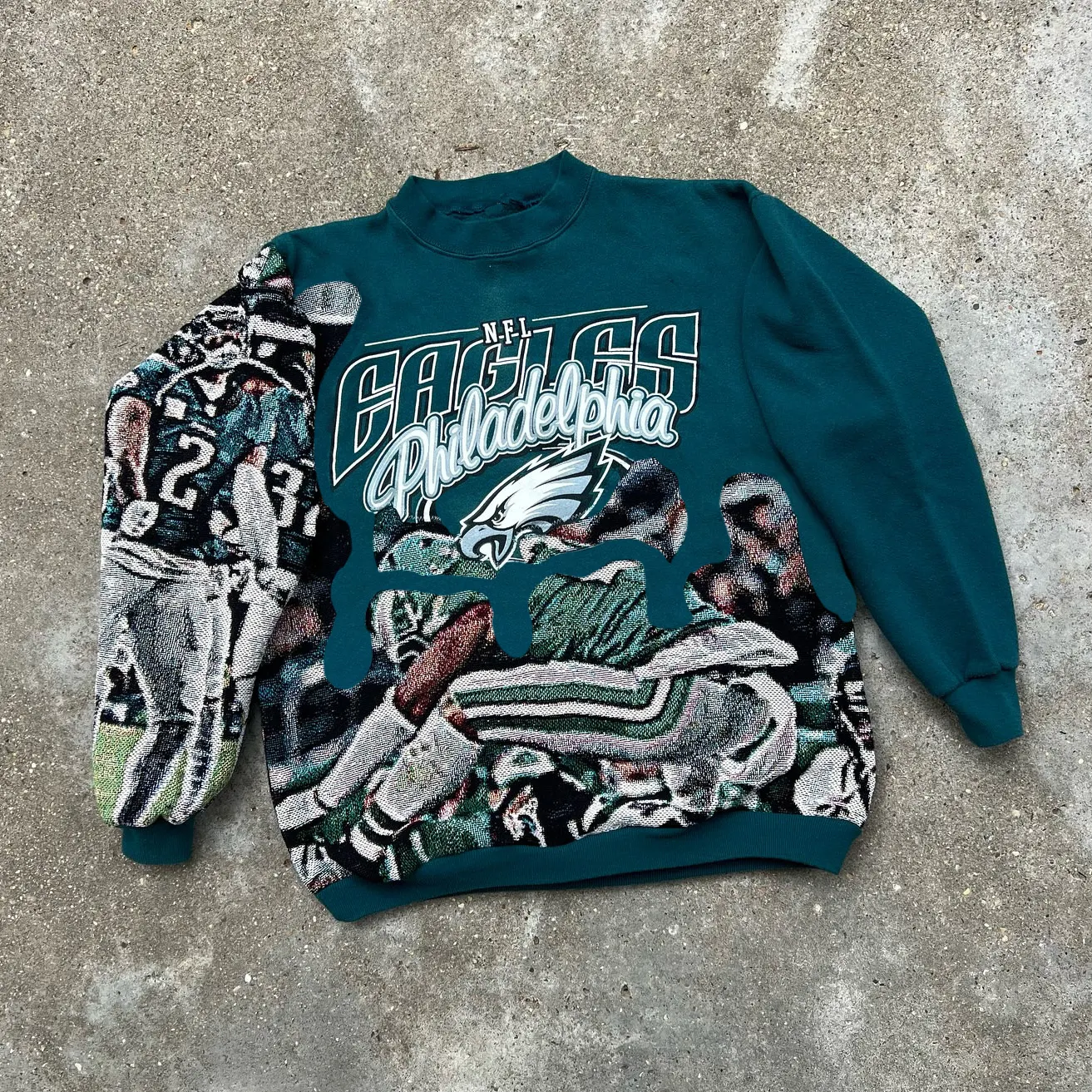 Fashion Eagles Print Long Sleeve Sweatshirt