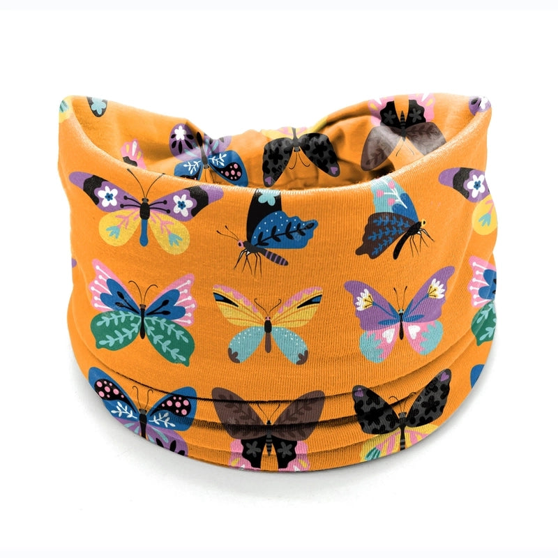 Women’s Hair Band African Print Pattern Wide Edge Elastic Knot Sports Yoga Headband Women’s Headwear Hair Accessories