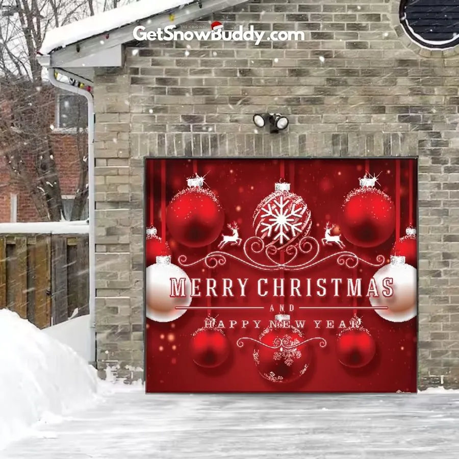 SnowBuddy Garage Door Covers Christmas 2024 Buy 2 Free Shipping