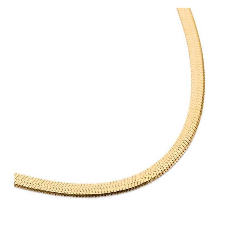 Chunky Herringbone Snake Necklace