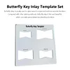 Slot Cutting Wood Bow Tie Professional Butterfly Inlay Template for Woodworking