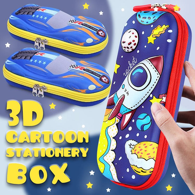 3D Cartoon Stationery Box