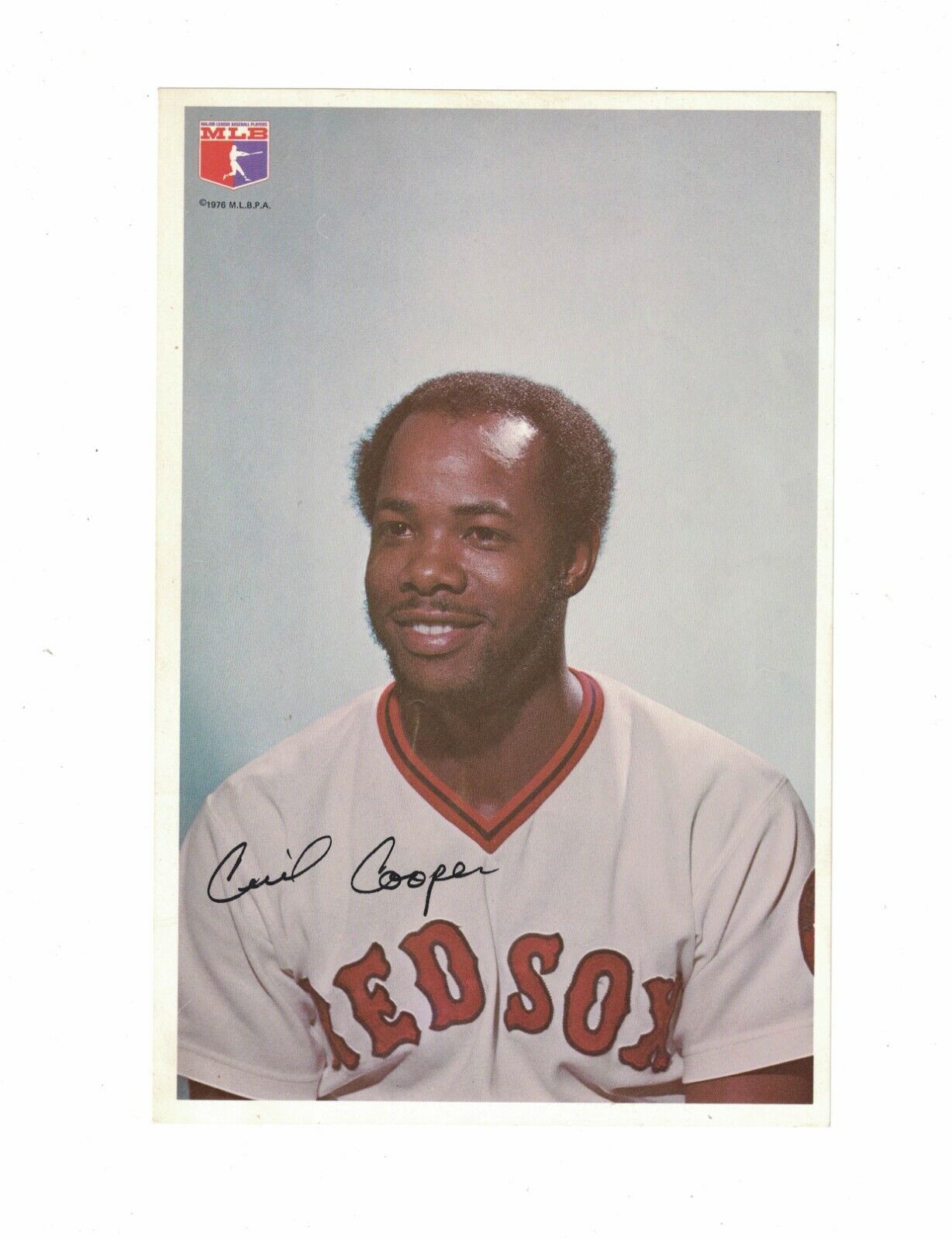 1976 Cecil Cooper Boston Red Sox Picture Pack 6 x 9