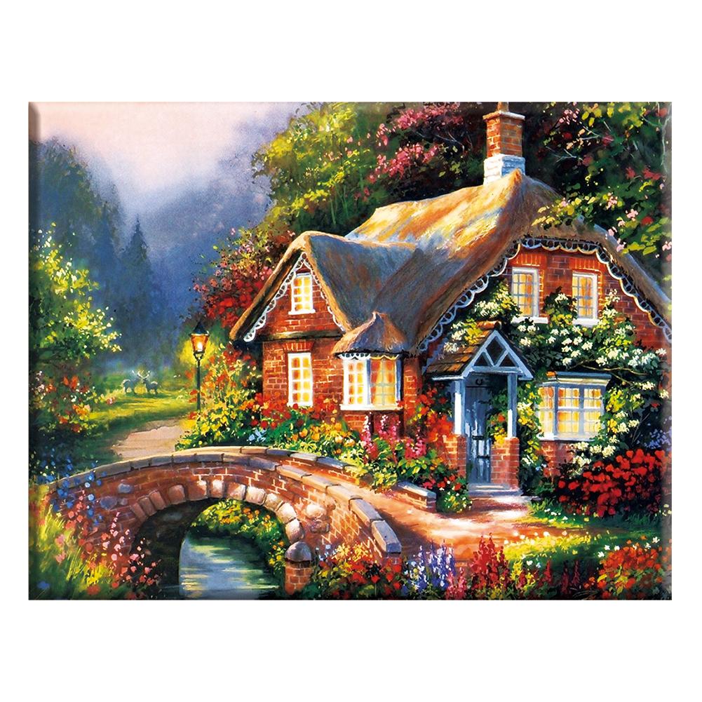 

Landscape - 14CT Counted Cross Stitch - 56*46CM, 501 Original