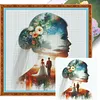 Romantic Wedding-11CT Stamped Cross Stitch 40*40cm tapestrymarket