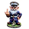 250th Anniversary Funny Gnome Statue Resin Creative Combat Soldiers Figurine