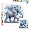 Diamond Painting -DIY Full Square Drill Elephant(35x35cm)