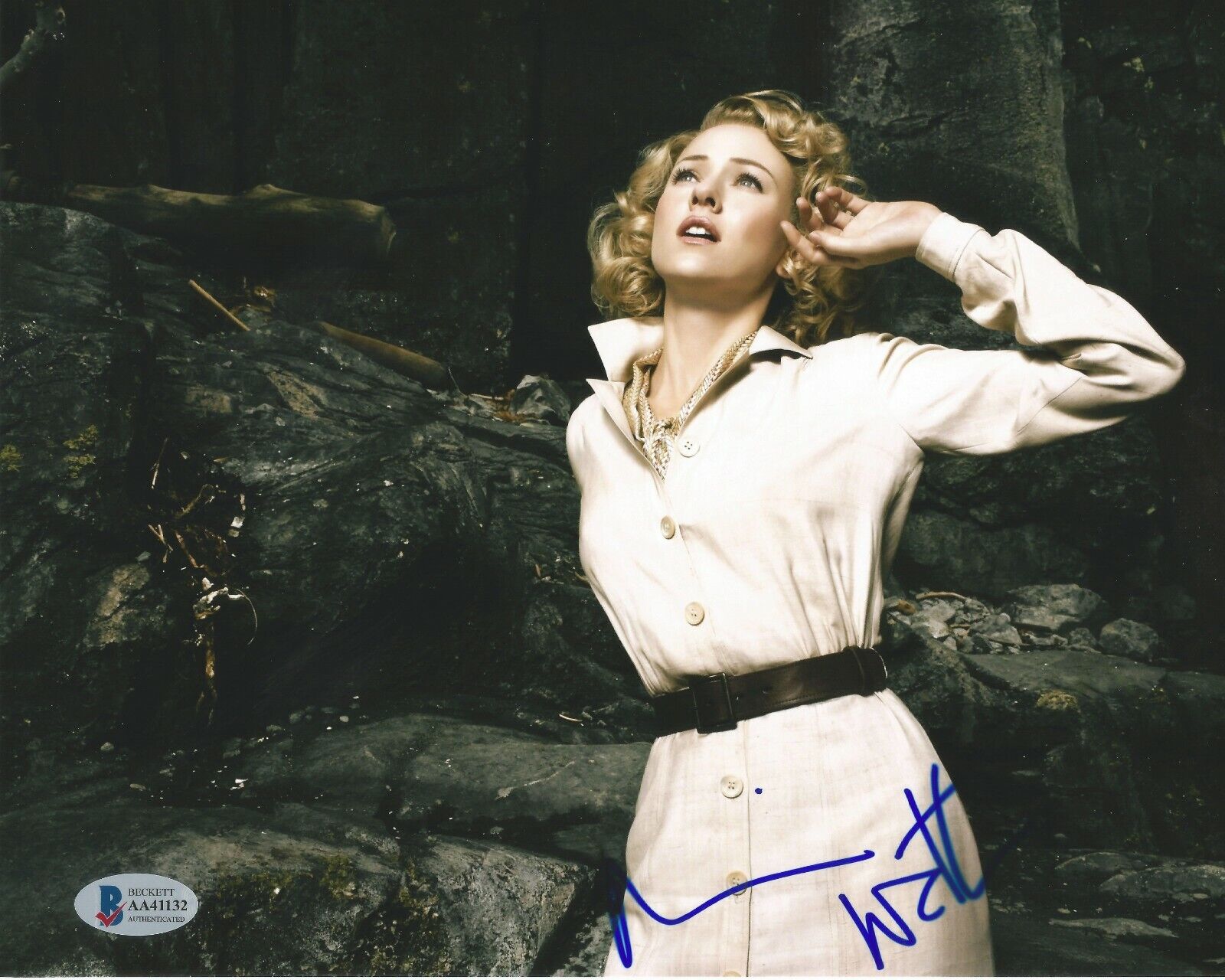 Naomi Watts Signed King Kong Photo Poster painting Beckett Authentic 8x10 READ INK BLEED