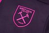 Joyfball 2024/2025 West Ham United Half-Pull Training Suit purple Football Shirt 1:1 Thai Quality