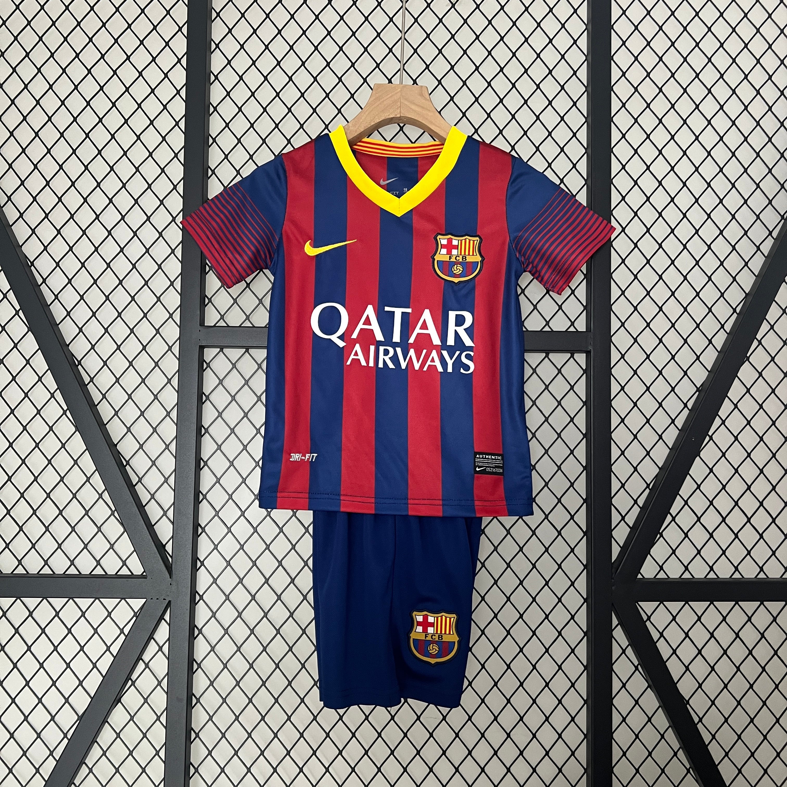 Kit Enfant FC Barcelone 2013 2014 Maillot De Fou, site maillot de foot pas cher