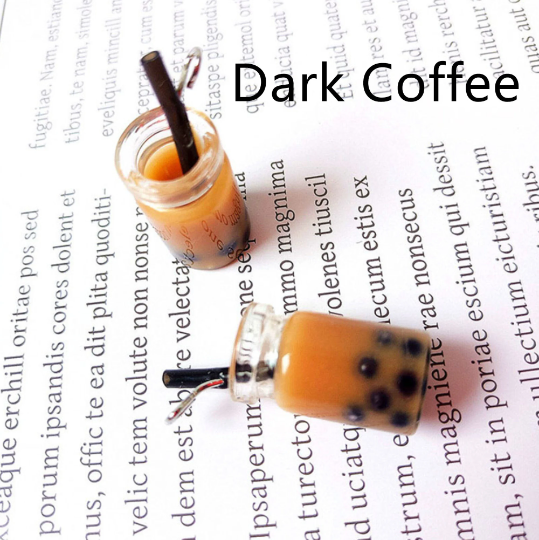 10*27mm Drink Bottle Charms Pendants, Pearl milk tea Charm Pendant,Drink Charms,Food Charm,Cups Charms DIY boba earrings Jewelry