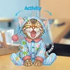 Shaking Head Sleeping Cat - 5D DIY Ornament