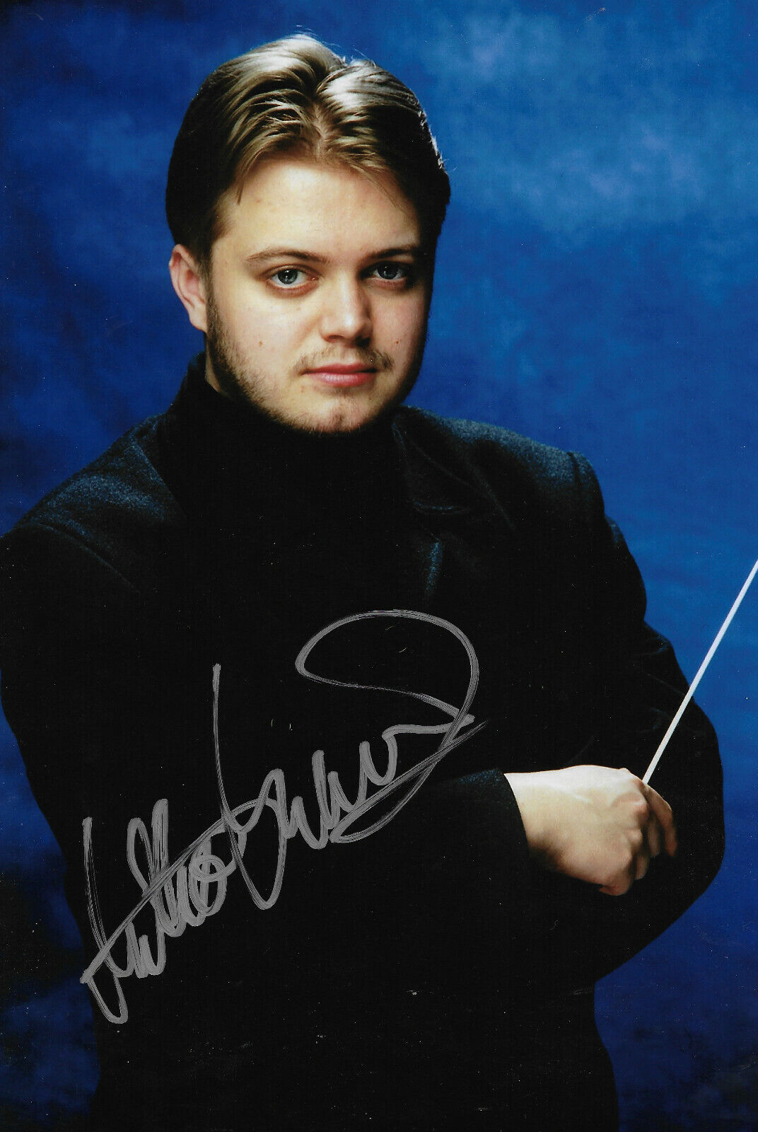 Mikko Franck Conductor signed 8x12 inch Photo Poster painting autograph