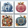 (Multi Style)Pumpkin-Full Embroidery 2 Strands 14CT Counted Cross Stitch-40*40CM