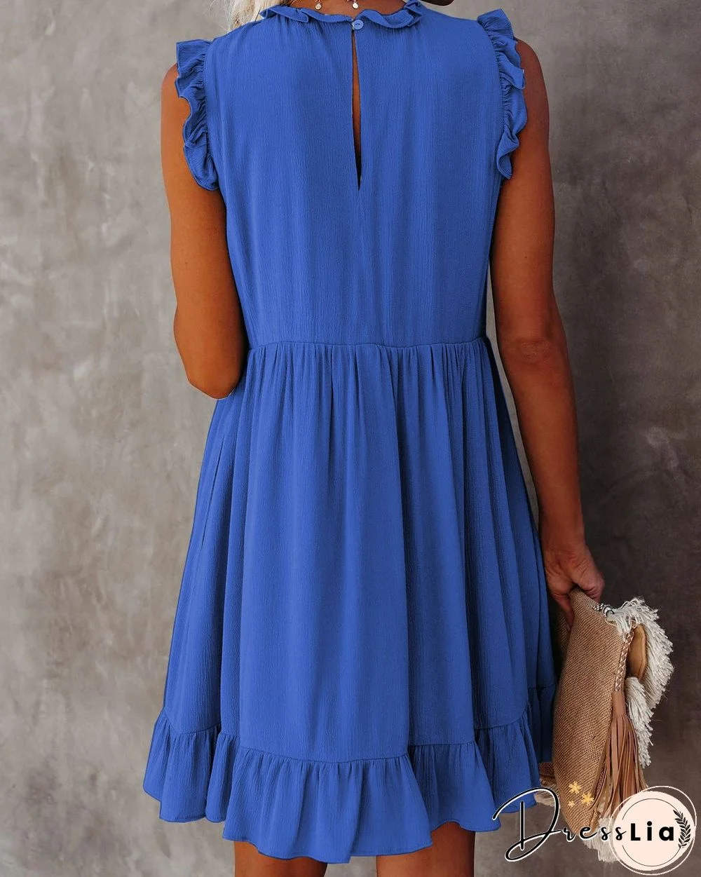Summer Women's New Dress Ruffled Waist