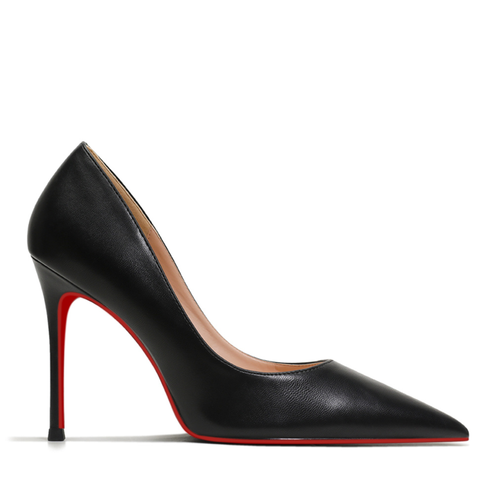 Red Bottom Matte Pumps High Heels Party Daily Women Shoes-MERUMOTE