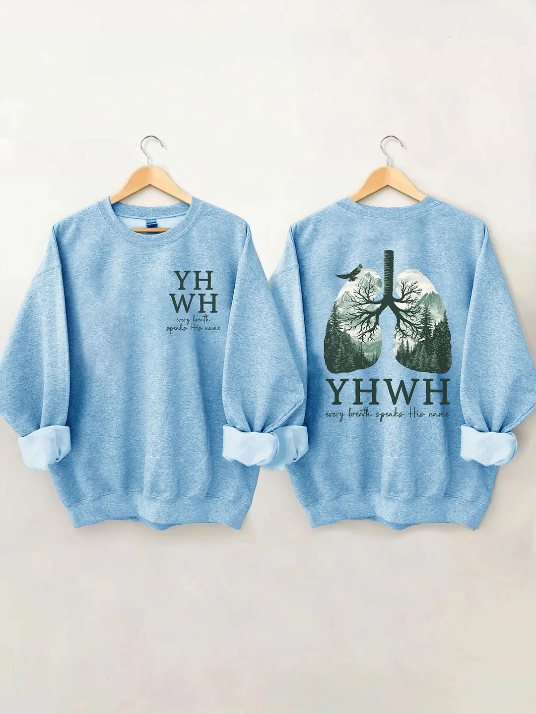 YHWH Lungs Christian Sweatshirt
