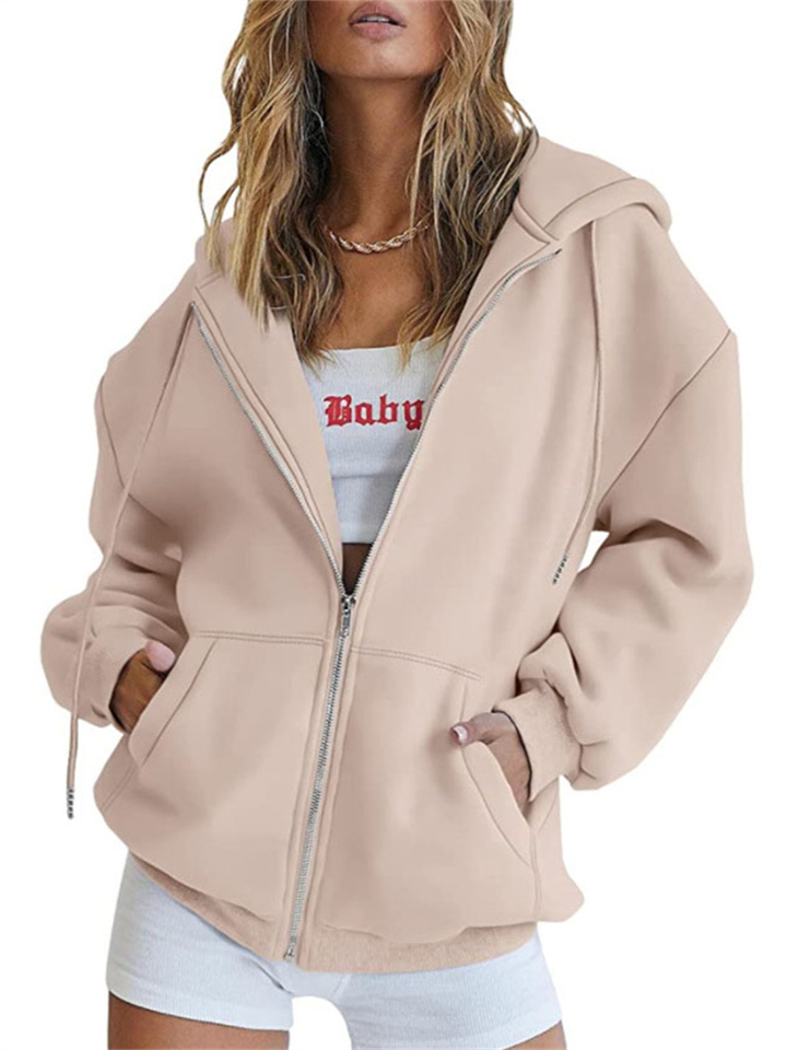 Womens Comfortable Casual Temperament Commuter Cute Hoodie Teen Girls Jacket Oversized Sweatshirt Casual Drawstring Clothes Hoodie