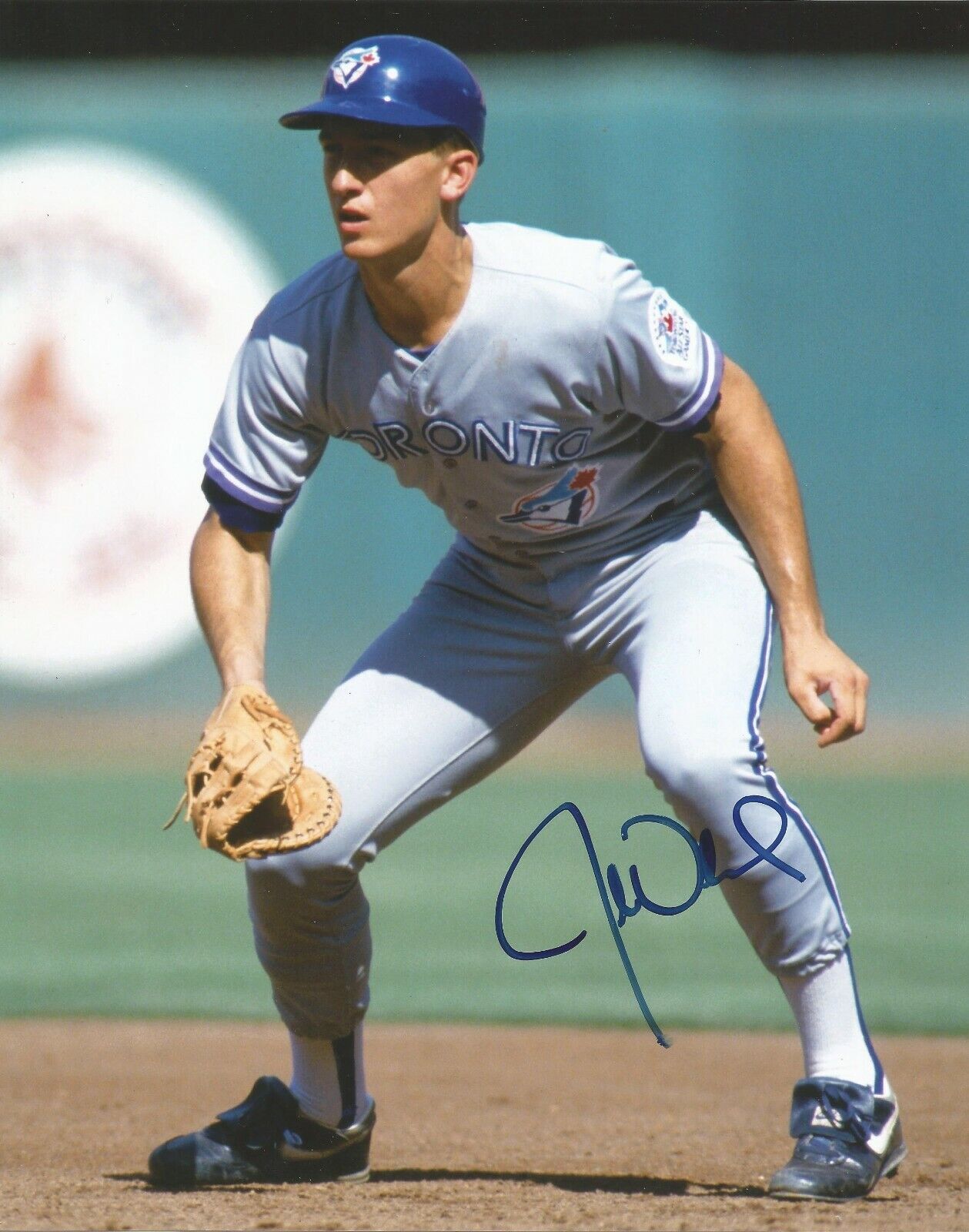 JOHN OLERUD SIGNED TORONTO BLUE JAYS 8x10 Photo Poster painting with COA