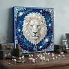 Framed Leo - Pearls Painting Kit DIY Diamond Painting Pearl Dot Crafts 25*25CM