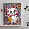 uk.everydayedeals Diamond Painting - Full Round - Calico Cat(50*60cm)
