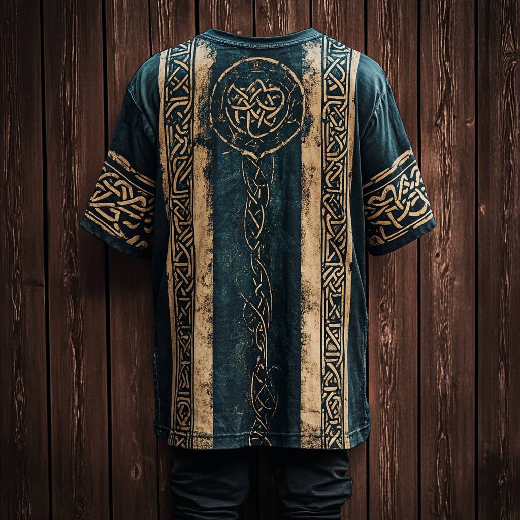 Men's Viking Nordic Celtic Knot Vintage 3D Print T-shirt / Rvogue / Rvogue