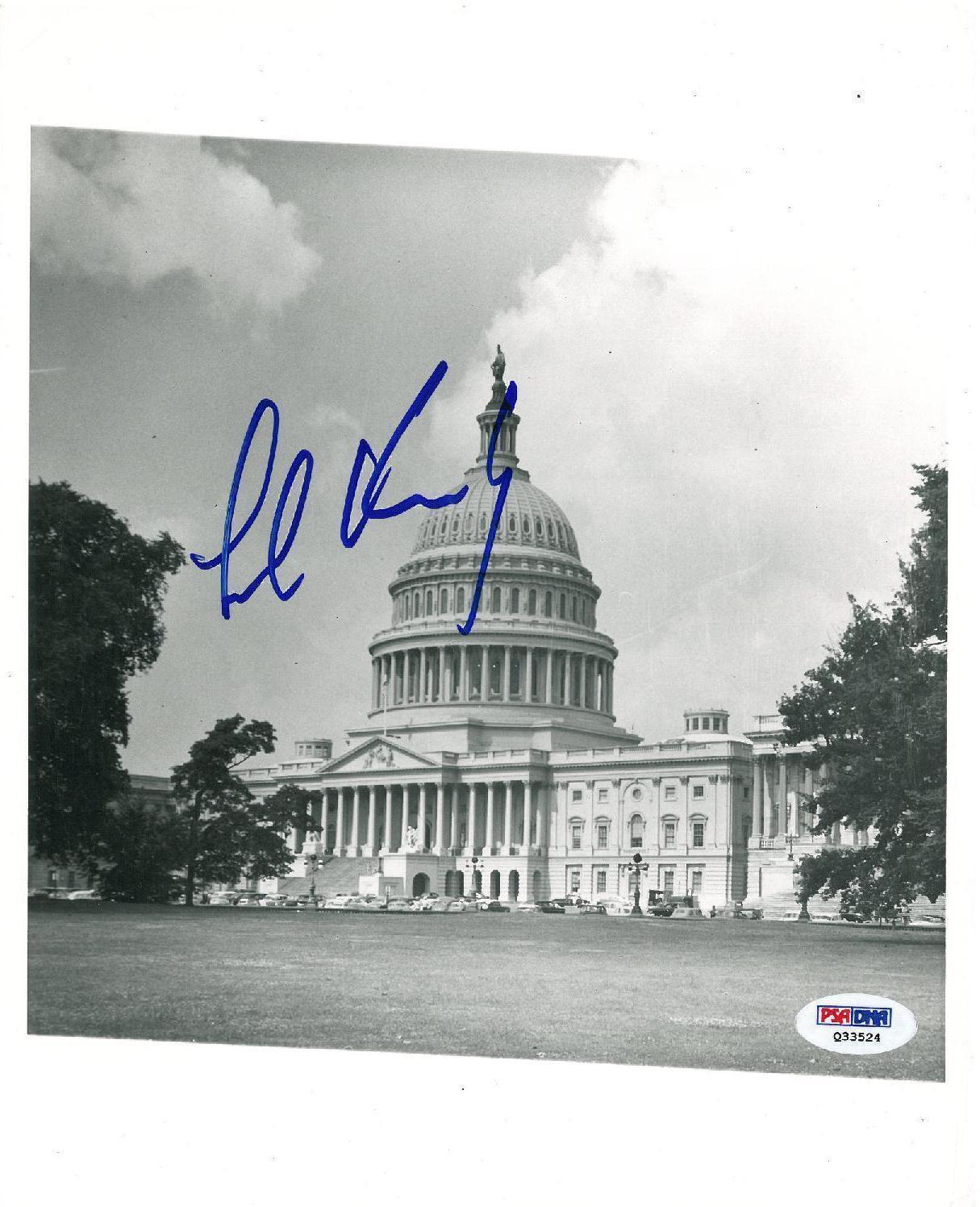 Ted Kennedy Signed US Capitol Building Authentic 8x10 Photo Poster painting (PSA/DNA) #Q33524