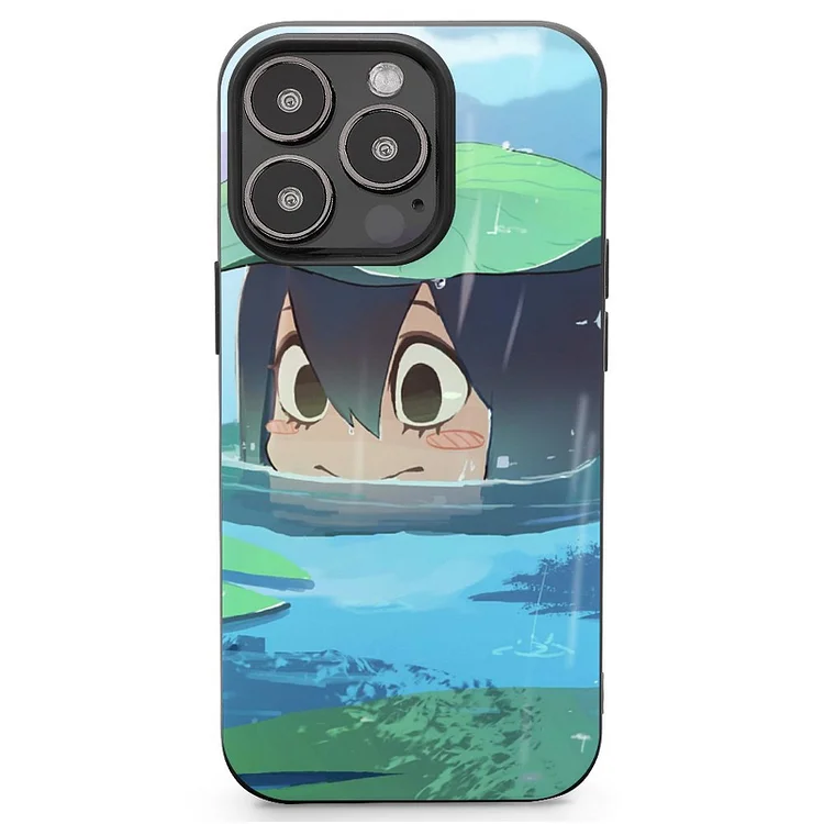 Frog Tsuyu Asui Anime My Hero Academia Phone Case Mobile Phone Shell IPhone 13 and iPhone14 Pro Max and IPhone 15 Plus Case - Heather Prints Shirts