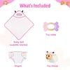 12"-16" Reborn Baby Doll Pink 4 Pcs Accessories Set - RBBI-Myrebornbabydoll&reg; Myrebornbabydoll&reg;