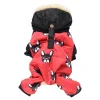 Pet Dog Clothes Fashion Printed Red Black Colors