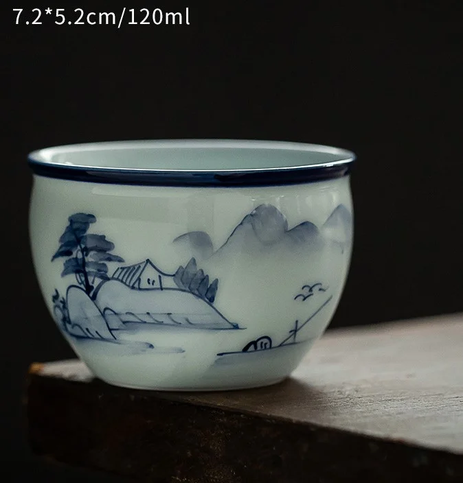 BTS DALMAJUNG 2022 blue and white porcelain tea cup