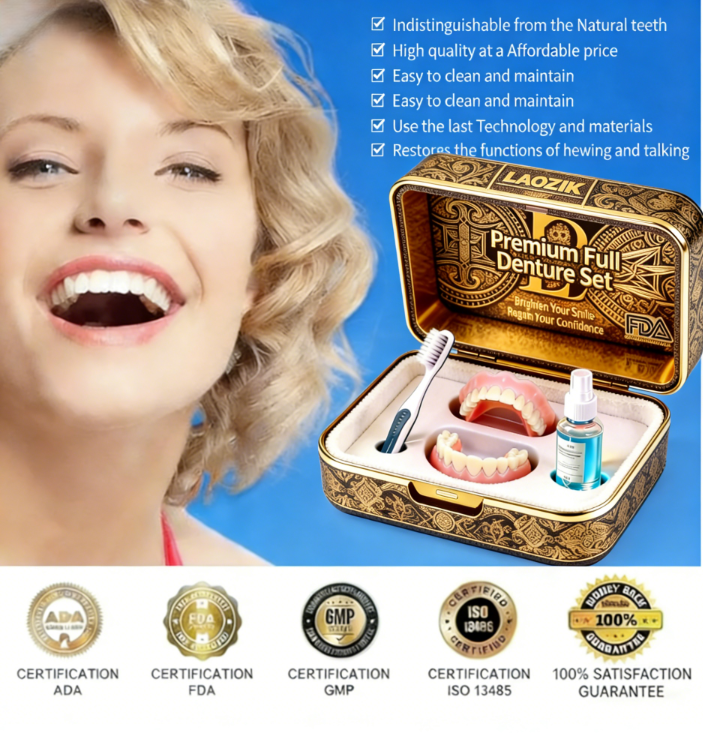 🔥 Shinneey™ Custom-Fit Functional Dentures — Made in the USA, FDA Certified, Up to 70% OFF for a More Confident Smile!