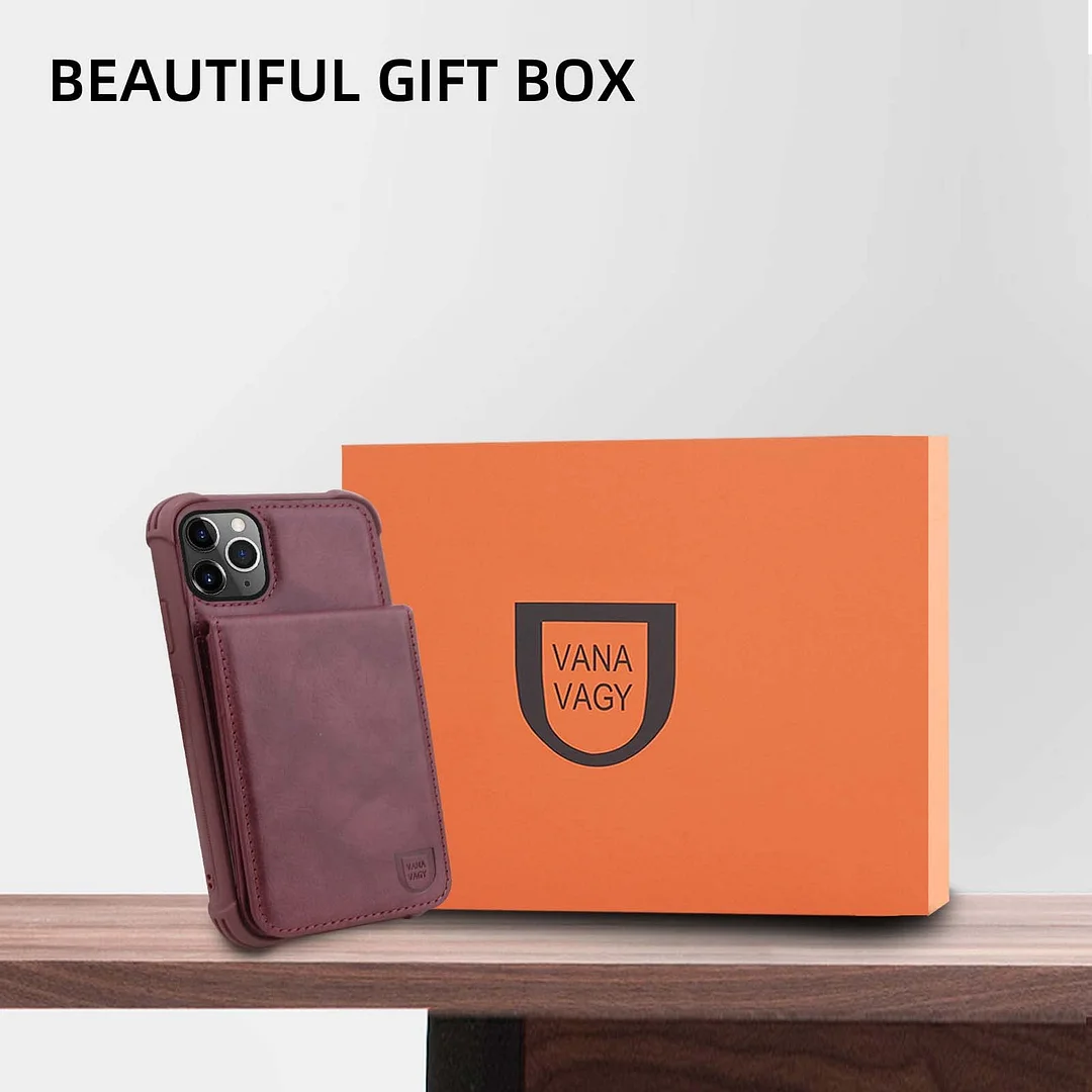 VANAVAGY Wallet Case for Apple iPhone 14 Pro 5G 6.1