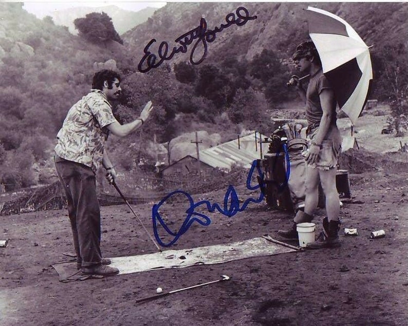 Donald sutherland & elliott gould signed autographed m*a*s*h Photo Poster painting