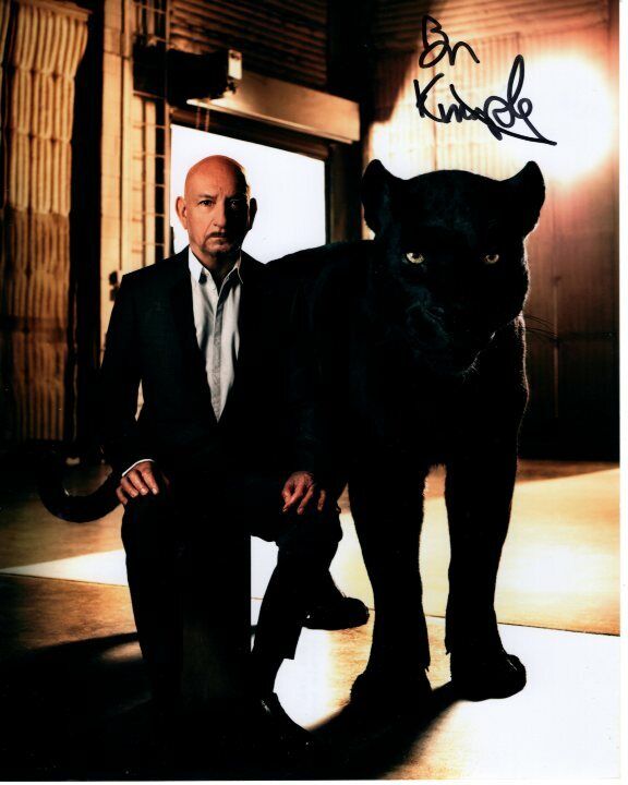 BEN KINGSLEY Signed Autographed THE JUNGLE BOOK BAGHEERA Photo Poster painting