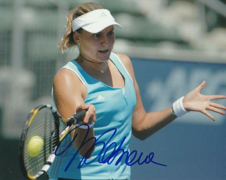 SEXY NADIA PETROVA SIGNED WTA TENNIS 8x10 Photo Poster painting #1 RUSSIA Autograph